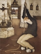 Estampe ancienne scène