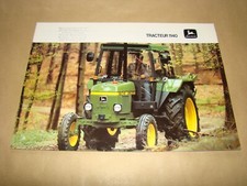 8 pages Brochure JOHN DEERE Tracteur 1140 no SFV Fiat IH Someca Case Fahr Ford
