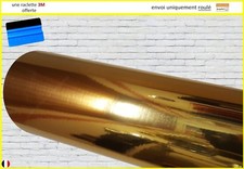film vinyle chrome doré thermoformable sticker adhésif covering 300cm x 152cm