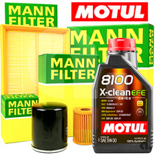 Set Entretien Renault Clio II 1.2 Rt à Partir De 1998 4 Filtres Mann +4LT Huile