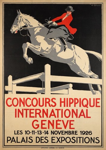 Affiche poster jumping cheval - jumping,