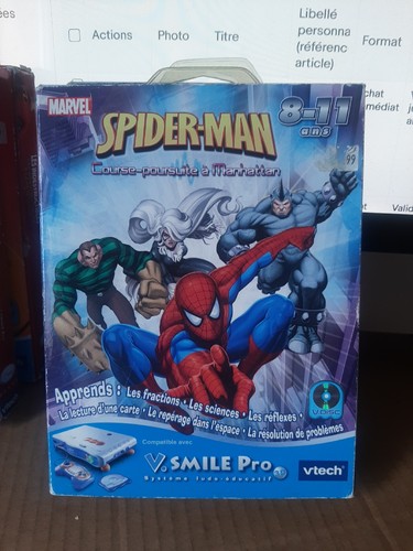 Spiderman jeu smile pro - spiderman, v.smile