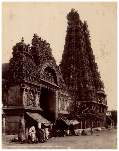 Inde madura temple de - inde,, madura,