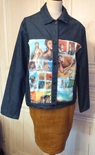 AVENTURES DES TOILES VESTE COLLECTOR PORTRAITS  BIMATIERE BIFACE   T38/40/42