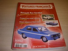 VOITURES FRANCAISES 006 RENAULT R12 GORDINI SALON AUTO 38 PEUGEOT 203 CABRIOLET