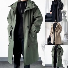 Trench-coat long homme design
