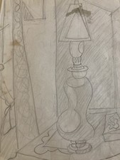 Dessin Art ancien cubiste