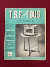 Revue Magazine Livre ancien La TSF pour Tous 1948 Numéro 240