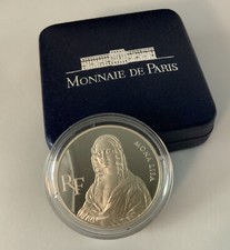 Monnaie de Paris pièce 100 F argent 1993 trésor du Louvre Mona Lisa