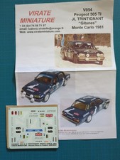 Decal 1/43 Peugeot 505 TI Gi