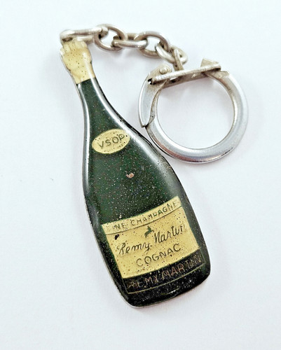Porte cles bouteille métal - -,