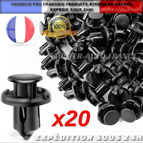 Agrafe clips fixation - agrafe,