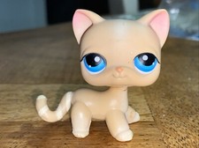 Authentic Littlest Pet Shop #228 Cat Short Hair Kitty / Original Hasbro LPS