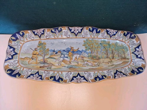 Grand plat faïence céramique