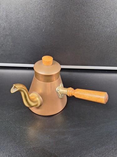 Cafetière ancienne cuivre - en,