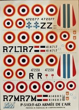 P-51D & F-6D ARMÉE DE L'AIR : T2M ( CARPENA) Édition Limitée 1/48