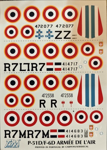 51d armée de l air - p-51d,