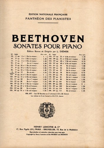 Partition 1925 ludwig van - 1925,