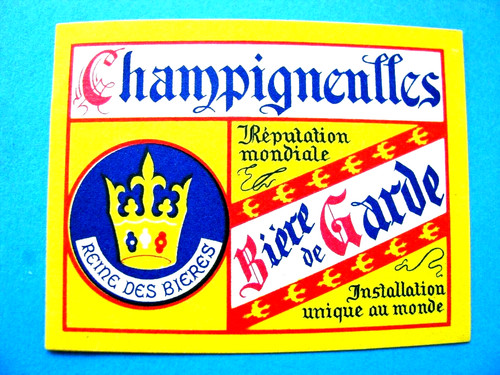 Ancienne etiquette bière - etiquette,