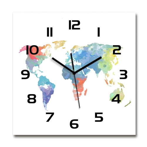 Tulup horloge murale verre - horloge,