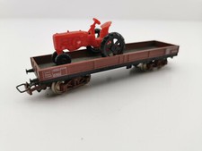 JOUEF  WAGON  PLAT  A  BOGIES  AVEC  TRACTEUR  FARMALL-
