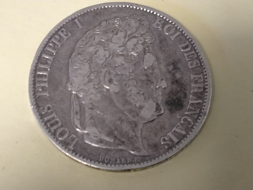Piece francs argent 1847 - argent, bb