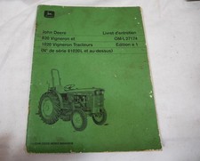 livret entretien john deere