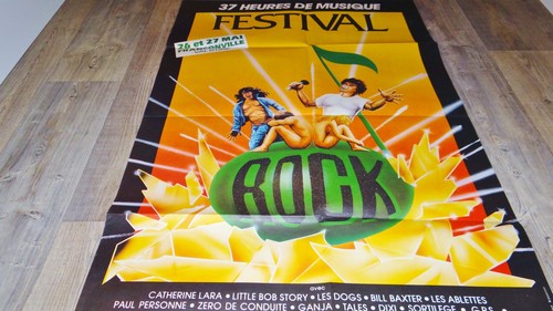 Festival rock rare affiche - rare,