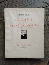 André Gide Le journal des faux monnayeurs Ed. Eos 1926