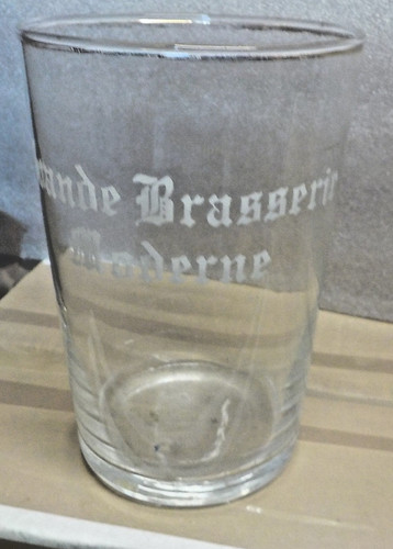 Verre ancien biere brasserie - ,