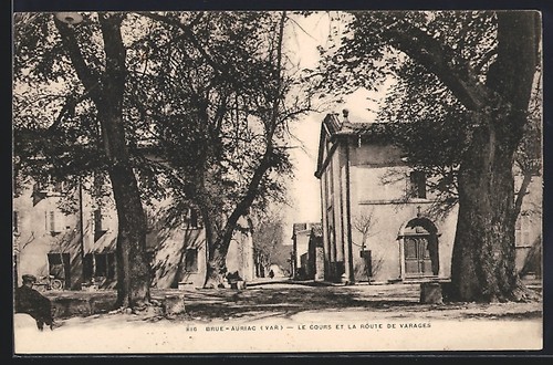 Cpa brue auriac cours - le, et