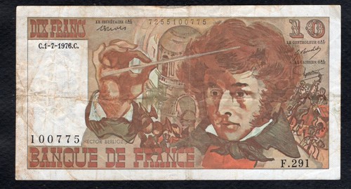 Francs berlioz 7 - francs, 1.7.1976