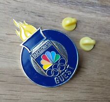 Pin's NBC GUEST BARCELONA 92 FLAMME OLYMPIQUE GROS PIN SPORTS