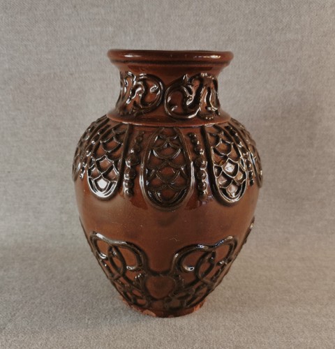 Magnifique vase marron - vase, en