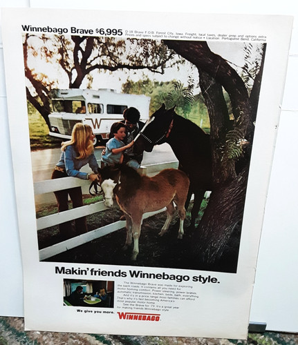 1973 winnebago brave makin - winnebago,