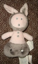 DOUDOU HOCHET LAPIN ROSE ET