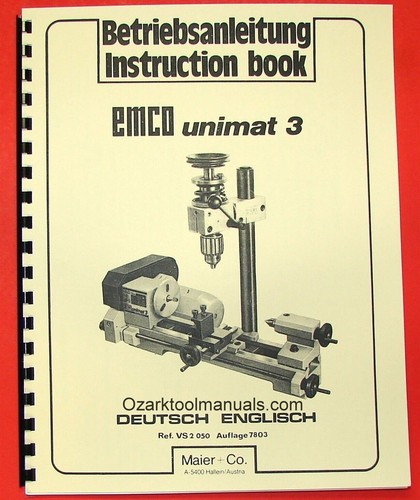 Emco unimat mill metal - emco,
