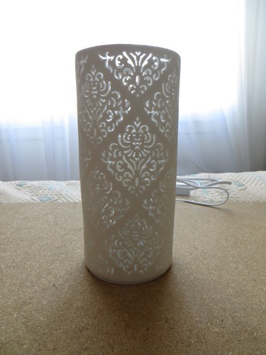 Lampe porcelaine blanche globo - lampe,