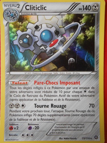 Carte pokemon cliticlic - cliticlic, 140pv