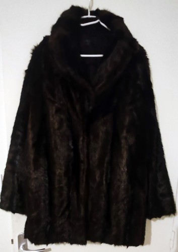 Vison synthétique manteau - vison,
