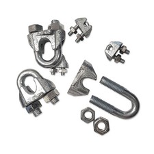 SERRE CABLE A ETRIER EN ACIER ZINGUE - 13 MM