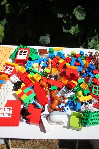 Lot lego duplo brique - lot, jaune