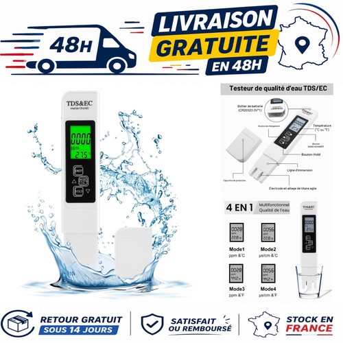 Testeur qualité eau 1 - qualité,