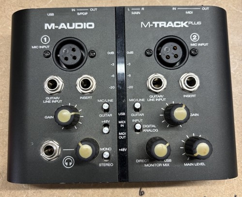 Audio track plus 2 - m-audio, 2-channel