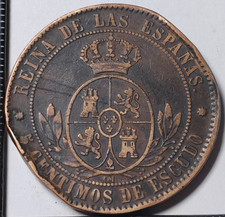 5 Centimos 1868 OM KM#635.1