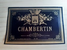 étiquette vin ancienne