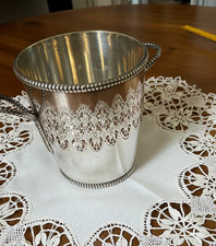 seau à glaçons BOSSI de Uberti métal argenté italien 539 grs