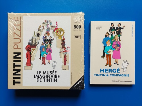 Puzzle tintin livre - tintin+livre, hergé