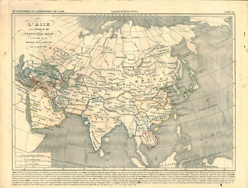 Gravure ancienne carte