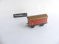 (5) MARKLIN ANCIEN METAL HO 381 WAGON COUVERT A ESSIEUX